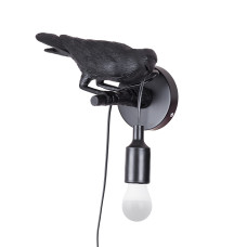 Настінний світильник декоративний Бра Light House LS-19417L BK Ворона (лівий) чорний