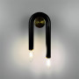 Зображення Бра у чорному корпусі із дугоподібною формою ИМ Light-Deco 1 