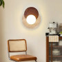 Изображение Бра з травертиновим корпусом і темним деревом 30х25 см ИМ Light-Deco 1 