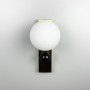 Изображение Бра NASH у латунному корпусі з білим плафоном ИМ Light-Deco 