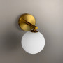 Изображение Бра Sphere Lampardi у латунному корпусі з білим плафоном ИМ Light-Deco 2 