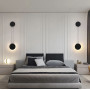 Зображення Дизайнерський настінний світильник у чорному каркасі ИМ Light-Deco 5 