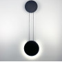 Зображення Дизайнерський настінний світильник у чорному каркасі ИМ Light-Deco 6 