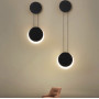 Зображення Дизайнерський настінний світильник у чорному каркасі ИМ Light-Deco 9 
