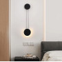 Зображення Дизайнерський настінний світильник у чорному каркасі ИМ Light-Deco 1 