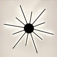 Настінний світильник світлодіодний Бра Light House LNF-17433 50W 127х127см чорний