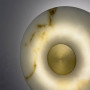 Изображение Кругле бра з імітацією мармуру та латунним корпусом Ø20 см ИМ Light-Deco 3 