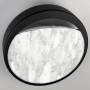 Зображення Сучасна модель чорного бра Eclipse wall з мармуровим камінням ИМ Light-Deco 2 