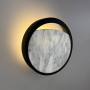 Зображення Сучасна модель чорного бра Eclipse wall з мармуровим камінням ИМ Light-Deco 1 