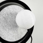 Зображення Бра у чорному корпусі із білою кулькою на магніті ИМ Light-Deco 5 