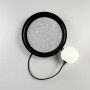 Зображення Бра у чорному корпусі із білою кулькою на магніті ИМ Light-Deco 1 