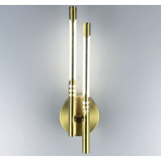 Бра з вбудованими світлодіодами в корпусі латунь