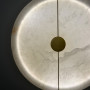 Зображення Неймовірне бра з білим мармуром у латунному каркасі Ø 40 см ИМ Light-Deco 4 