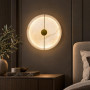 Зображення Неймовірне бра з білим мармуром у латунному каркасі Ø 40 см ИМ Light-Deco 6 