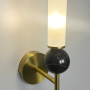 Изображение Латунне бра із матовим плафоном та мармуровою кулькою ИМ Light-Deco 1 