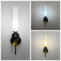 Изображение Латунне бра із матовим плафоном та мармуровою кулькою ИМ Light-Deco 5 
