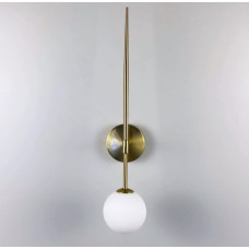 Бра в корпусі латунь з білим плафоном LNF-308_424