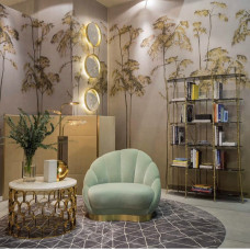 Сучасна модель бра з мармуровим камінням