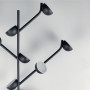Зображення Бра на 8 плафонів в чорному корпусі Mantra ИМ Light-Deco 4 