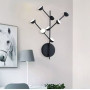 Зображення Бра на 8 плафонів в чорному корпусі Mantra ИМ Light-Deco 5 