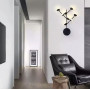 Зображення Бра на 8 плафонів в чорному корпусі Mantra ИМ Light-Deco 1 