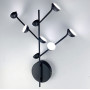 Зображення Бра на 8 плафонів в чорному корпусі Mantra ИМ Light-Deco 2 