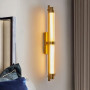 Зображення Бра з скляним корпусом та латуними деталями довжиною 70 см ИМ Light-Deco 4 