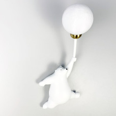 Бра Light House LNF-17469/1W Bear Balloons діаметр плафона 10см цоколь G9 з плафоном праворуч