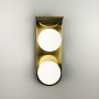 Зображення Бра у латунному корпусі з 2-ма білими плафонами ИМ Light-Deco 2 