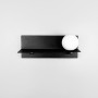 Зображення Видовжене чорне бра з плафоном, поличкою та USB 30х13 см ИМ Light-Deco 6 