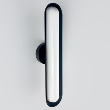 Сучасний настінний поворотний світильник у чорному корпусі 44х9 см