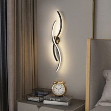 Настінний світильник світлодіодний Бра Light House LNF-17385 16W 100 см чорний