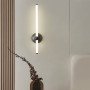 Зображення Лінійне бра у чорному корпусі з одним кріпленням 45 см ИМ Light-Deco 5 