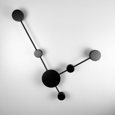 Бра MOLECULAR у чорному корпусі