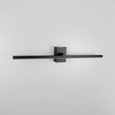 Світлодіодне видовжене бра у чорному металевому корпусі 60х7,5х9 см