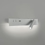 Зображення Біле бра з поворотним спотом справа + розʼєм USB ИМ Light-Deco 3 