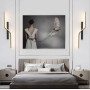 Зображення Лівий настінний світильник у чорному корпусі 60 см ИМ Light-Deco 2 
