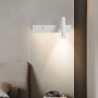 Зображення Біле бра з поворотним спотом справа + розʼєм USB ИМ Light-Deco 5 