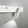Зображення Біле бра з поворотним спотом справа + розʼєм USB ИМ Light-Deco 2 