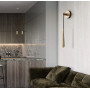 Изображение Дизайнерський настінний світильник в латунному каркасі ИМ Light-Deco 3 