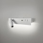 Зображення Біле бра з поворотним спотом зліва + розʼєм USB ИМ Light-Deco 2 