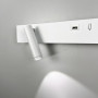 Зображення Біле бра з поворотним спотом зліва + розʼєм USB ИМ Light-Deco 4 
