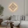 Зображення Декоративний квадратний світильник-годинник 23х23 см ИМ Light-Deco 3 
