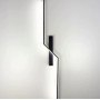 Зображення Лівий настінний світильник у чорному корпусі 100 см ИМ Light-Deco 2 