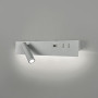Зображення Біле бра з поворотним спотом зліва + розʼєм USB ИМ Light-Deco 3 