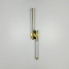 Світлодіодне латунне бра у металевому корпусі 62 см