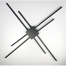 Настінний світильник світлодіодний Бра Light House LNF-17433 54W 115х115см чорний