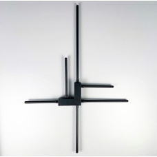 Настінний світильник світлодіодний Бра Light House LNF-17433 26W 100х70см чорний