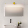 Зображення Біле видовжене бра із латунною фурнітурою 57 см ИМ Light-Deco 5 