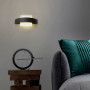 Зображення Чорне бра з квадратним розсіювачем ИМ Light-Deco 3 
